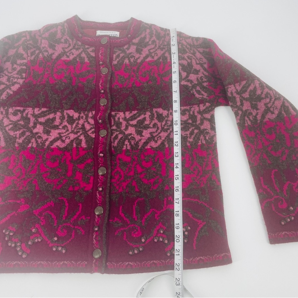 Pendleton - Vtg 100% Lambswool Classic Button Fro… - image 7